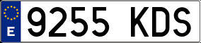 Truck License Plate